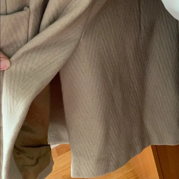 Vintage Tan/Beige Wool Coat - Picture 7 of 7